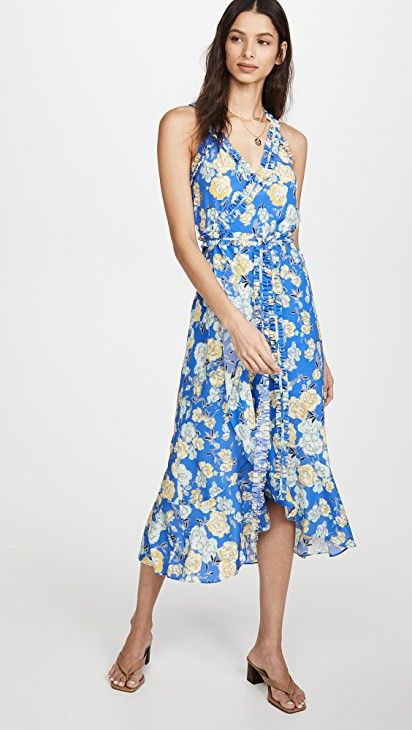 Top Sellers | SHOPBOP Sleeveless Wrap Dress, Diane Kruger, Jason Wu, Floral Chiffon, Floral Sleeveless, China Fashion, Silk Chiffon, Womens Midi Dresses, Midi Dresses