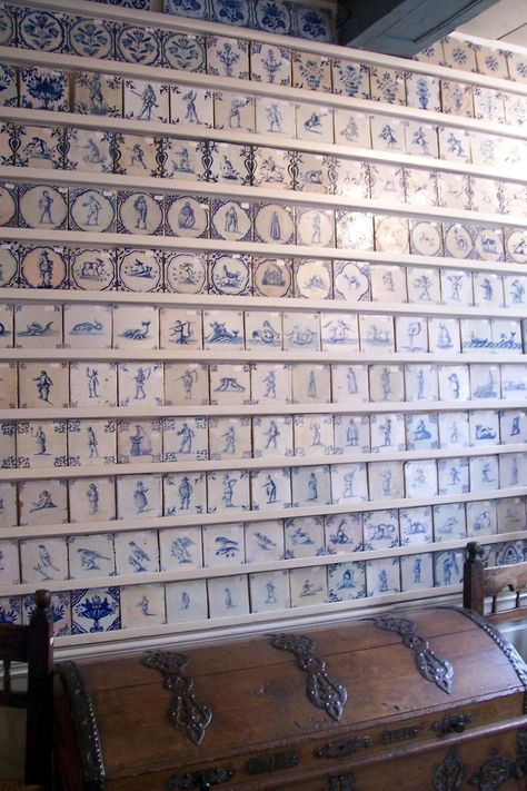 Antiques Dutch Tiles, Delft Tiles, Orange City, Blue And White China, Fireplace Tile, Blue Tiles, Beautiful Tile, White Tiles, Blue China