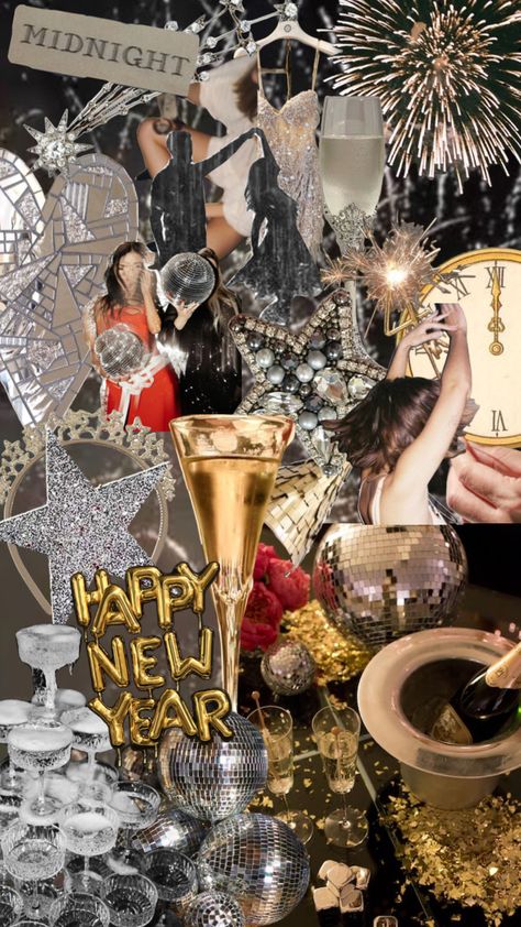 New Year’s Eve/Day New Years Eve Mood Board, New Years Aesthetic Pictures, New Year Esthetics, New Year Asethic, New Year Aesthetic Vintage, New Year’s Eve 2024, New Years Collage, New Years Eve Aesthetic Wallpaper, New Year’s Eve Aesthetic