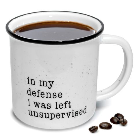 I Was Left Unsupervised, Boss Coffee, Funny Gifts For Women, Coffee Mug Quotes, Funny Cups, Amazon Coffee, Best Boss, Funny Coffee Cups, Holiday Coffee