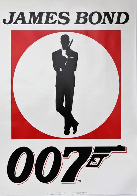 007 Movie Poster, James Bond Vintage Poster, James Bond Graphic Design, James Bond Moodboard, Bond Movie Posters, James Bond Aesthetic, James Bond Images, James Bond Art, James Bond Poster