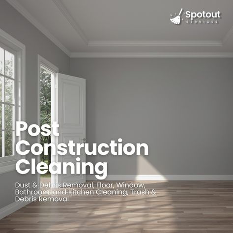 🌟 Discover the Spotout Services difference! 🌟 We offer a range of eco-friendly cleaning solutions to meet all your needs: 🏠 Residential Cleaning: Keep your home spotless and healthy with our thorough cleaning services. 🏢 Commercial Cleaning: Ensure a pristine and professional environment for your business. 📦 Move-In/Move-Out Cleaning: Make moving stress-free with our detailed cleaning for new or old homes. 🔨 Post-Construction Cleaning: Let us handle the mess after your renovation or construc... Cleaning Service Instagram Post, Cleaning Business Social Media Post, Post Construction Cleaning, Cleaning Service Social Media Posts, Eco Cleaning, Move Out Cleaning, Construction Cleaning, Commercial Cleaning Services, Residential Cleaning