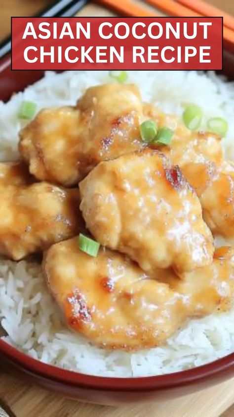 Coconut Cream Chicken, Coconut Milk Recipes Dessert, Recipes Using Coconut Milk, Coconut Chicken Recipe, Coconut Chicken Tenders, Milk Recipes Dessert, Coconut Milk Chicken, Japanese Chicken, Homemade Chinese Food