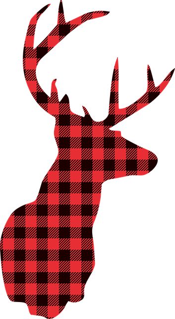 Free Image on Pixabay - Deer, Christmas, Lumberjack Buffalo Plaid Christmas Decor, Merry Christmas Text, Plaid Christmas Decor, Silhouette Christmas, Backpack Decoration, Buffalo Plaid Christmas, Deer Head, Christmas Deer, Christmas Clipart