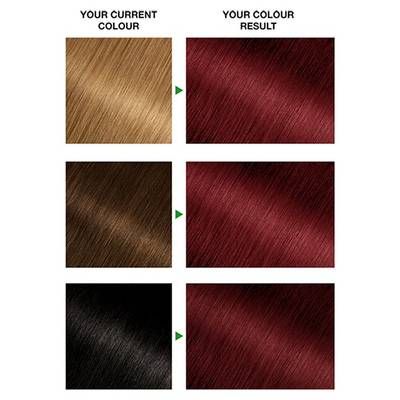 Permanent Red Hair Dye, Olia Hair Color, Garnier Olia, Vibrant Red Hair, How To Dye Hair At Home, Grey Hair Coverage, Dyed Red Hair, At Home Hair Color, Hair Color Chart