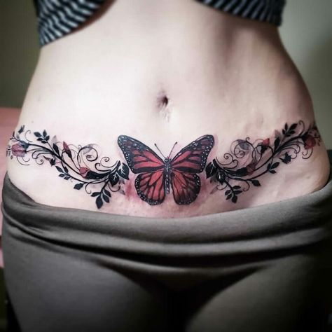 Full Belly Tattoos For Women, Cute Belly Tattoos, Belly Tattoo Ideas, Belly Tattoos For Women, Belly Button Tattoos, Lower Belly Tattoos, Belly Button Tattoo, Small Belly, Tattoos For Females