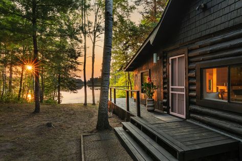 Ikea Faucet, One Room Cabin, Yellow Planter, A Cabin In The Woods, Old Cabin, Parachute Home, Minnesota Lake, Modern Sleeper Sofa, Orange Chair