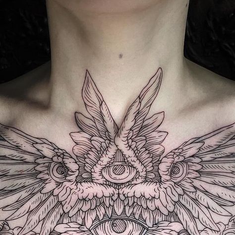 I̶v̶a̶n̶ ̶Z̶a̶g̶u̶s̶t̶a̶ on Instagram: "Chest piece made at @zaraza_tattoo. Swipe left to see more details. . Made with @hybridtattoomachine @blackclaw @pantheraink @criticaltattoosupply @minimalethic.tattoosupply . #engravingtattoo #woodcuttattoo #etchingtattoo #linework #lineworktattoo #zarazaworkshop #zarazatattooshop #blackwork #blackink #blacktattooart #blackworksubmission #blackworks #blackworkers #blacktattoo #warsaw #warsawtattoo #ivanzagusta #polandtattooartist #polandtattoos #tttism Biblical Accurate Angel Tattoo, Seraph Angel Tattoo, Ophanim Tattoo, Angel Tattoo Biblically Accurate, Cosmic Horror Tattoo, Symmetrical Chest Tattoo, Blackwork Angel Tattoo, Angel Chest Tattoo, Blackwork Chest Tattoo