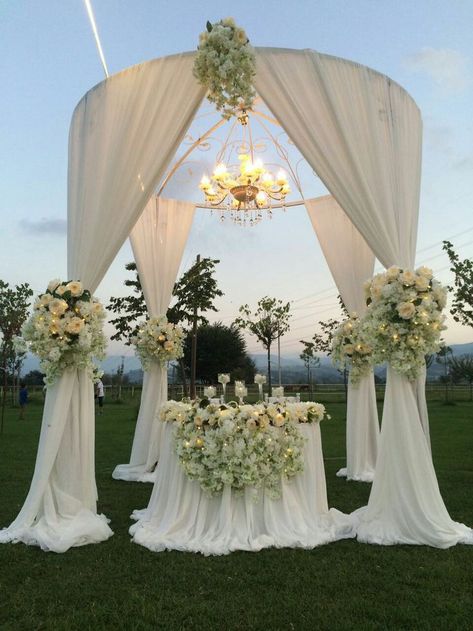 Wedding Flower Canopy, Decorating Pavilion For Wedding, Gazebo Decorating Ideas For Party, Gazebo Decorating Ideas Wedding, Gazebo Decorating Ideas, Decorating Ideas For Party, Gazebo Wedding Decorations, Wedding Canopy, Diy Wedding Backdrop