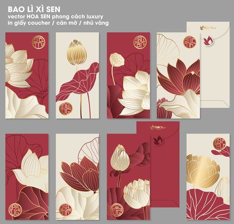 Angpao Design Creative, Lucky Money Envelope Design, Doodle Packaging, Angpao Design, Cny Packaging, Vietnam Art Design, Lucky Money Envelope, Hampers Natal, Money Packet