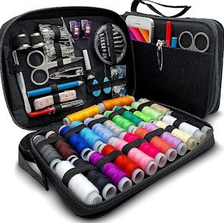 Amazmerch.com - Online Shop for Car & Bicycle, DIY Tools, Smartphones: Portable Travel Stitch Sewing Tool Set for Hand St... Emergency Clothes, Portable Sewing Kit, Sewing Kit Box, Travel Sewing Kit, Travel Sewing, Household Sewing, Repair Clothes, Thread Spools, Sewing Kit