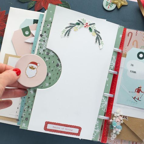 December Daily Page Ideas, December Daily Scrapbooking, December Daily 2022, December Daily 2023, December Daily Foundation Pages, December Daily Ideas, December Daily Printables, Bea Valint, Scrapbook Album Cover