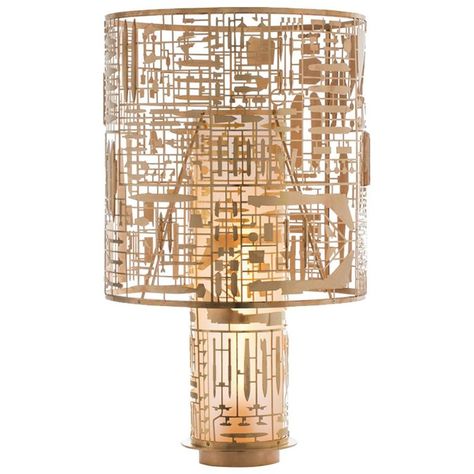 Neo Art Deco, Laser Cut Lamps, Table Lamps Living Room, Table Lamp Design, Diy Desk, Luminaire Design, Brass Table Lamps, Vintage Table Lamp, Modern Table Lamp