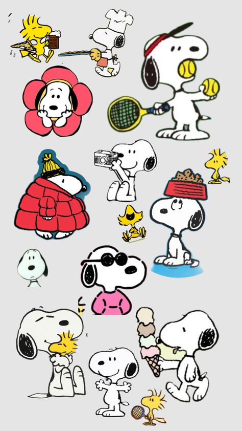 Snoopy sticker sheet for iphone IOS 17 (none of this belongs to me) To use: download as image; go to photos; hold down on the garfield of your choice; click add sticker Ios 17 Stickers, Iphone Ios 17, Snoopy Stickers, Ios 17, Do It Yourself Crafts, Sticker Sheet, Sticker Sheets, Ios, Snoopy