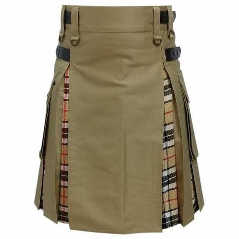 Hybrid Kilts Khaki Wedding, Tactical Kilt, Plain Apron, Kilts For Sale, Tactical Fashion, Utility Kilt, Scottish Kilts, Tartan Kilt, Men In Kilts