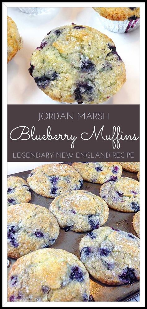 Jordan Marsh Blueberry Muffin Recipe, Jordan Marsh Blueberry Muffins, Moist Blueberry Muffins, The Best Blueberry Muffins, Brunch Muffins, Blueberry Muffins Recipe, Lemon Poppyseed Bread, Best Blueberry Muffins, Bakery Style Muffins