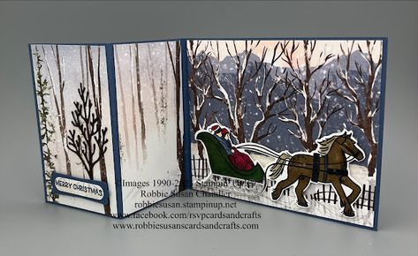 Stampin Up Horse And Sleigh Cards, Horse And Sleigh Stampin Up Cards, Stampin Up Horse And Sleigh, One Horse Open Sleigh Stampin Up Cards, Stampin Up Christmas Cards 2023, Sleigh Christmas Cards, Stampin Up Christmas Cards 2023-2024, Horse Christmas Cards, Horse And Sleigh