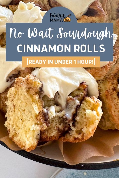 Deliciously decadent sourdough cinnamon rolls made with no yeast and no wait time ... instant sourdough cinnamon rolls if you like! Indulgent Recipes, Sourdough Breads, Sourdough Cinnamon Rolls, When She Says, Dough Starter, Cinnamon Roll Recipe, Sourdough Starter Discard Recipe, Bread Starter, Sourdough Starter Recipe