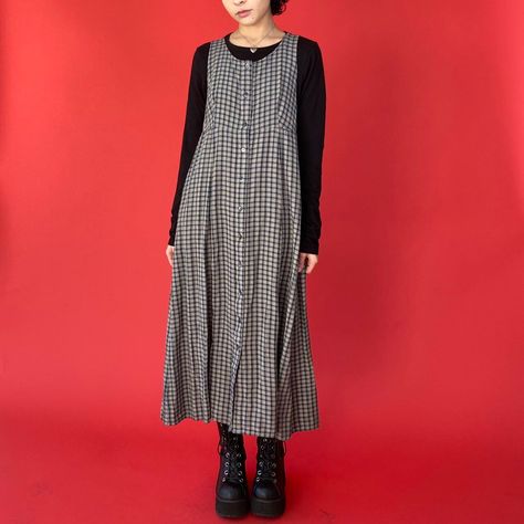 Plaid Maxi Dress, Miniskirt Outfits, Soft Grunge, Work Attire, Outfits Casuales, Modest Outfits, Look Cool, Eddie Bauer, Pacsun