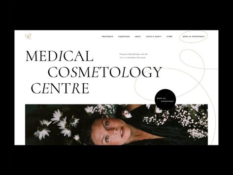 Landing page for Medical Cosmetology Centre Medical Cosmetology, Cosmetology, Presentation Design, Magazine Design, Landing Page, Global Community, Creative Professional, Website Design, Medicine