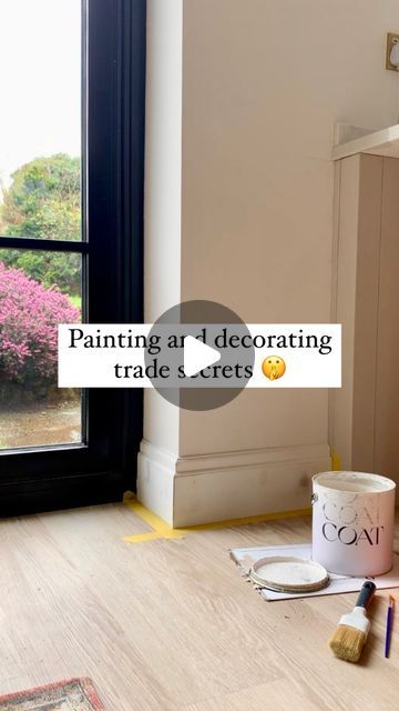 Beth Hastings on Instagram: "Perfect woodwork, every time 👌🏻

We hired a professional painter and decorator last summer for some bits of the house renovation we knew we would never get done. 

When painting the skirting boards* and door frames he gave them the lightest sand before priming them, then finished with one coat of matte paint, and then one coat of eggshell. 
Simple as that! 
No need to be sanding for hours on end, and the coat of matte is both quicker to get on and provides a great surface for the more durable eggshell. 

Knowing this has already saved me so much time as I’ve been working my way through the remainder of the decorating 🙌🏻

Comment below any of your best DIY tips, and save for your next decorating project! ✨ 

*edit - this was woodwork that has never been been Cafe Management, Paint Hacks, Painting Doors, Queen Anne House, House Maintenance, Painting Materials, Door Frames, Painter And Decorator, Matte Paint