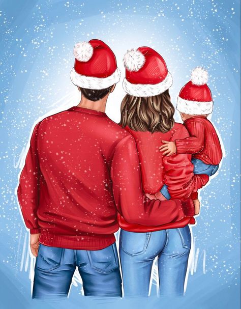 Couple With Baby, Christmas Sketch, Family Clipart, Mom Dad Baby, Pregnancy Art, Idee Cricut, Baby Clip Art, Dad Baby, Couple Illustration