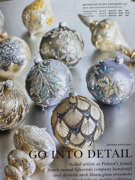 Glass Ornaments Diy, John Nolan, Realistic Christmas Trees, Christmas Tree Inspo, Fancy Christmas Ornaments, Deco Christmas, Christmas Decs, Xmas Design, Paper Snowflake