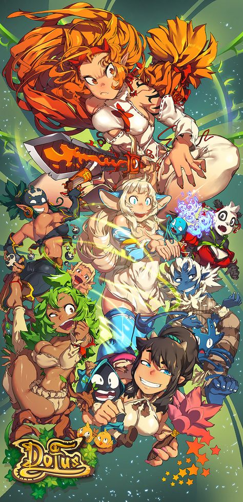 Dofus (Fan art), JongHae Lee on ArtStation at… Wakfu Manga, Bd Art, Game Character Design, Illustration Character Design, Fantasy Artwork, Cartoon Art Styles, Character Illustration, Character Design Inspiration, Anime Character Design