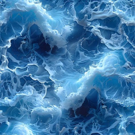 Premium Photo | Calm Ocean Waves Seamless Pattern Wave Aesthetic, Calm Ocean, Blue Waves, Top Down, Ocean Waves, Premium Photo, Blue Ocean, Seamless Pattern, Blue Eyes