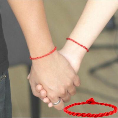 2x Red String Rope Cord Bracelets. Color: Red. Material: Nylon. Matching Couple Bracelets, Lucky Charm Bracelet, Bracelet Couple, Red String Bracelet, Red Rope, Lucky Bracelet, Small Bracelets, Thread Bracelets, Rope Cord