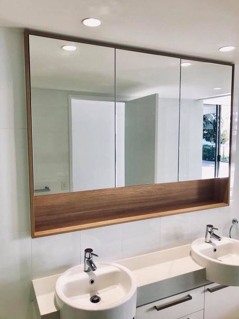 Toilet Mirror Cabinet, Senior Bathroom Design, Shaving Cabinet, Apartment Living Room Design, Mirror Vanity, Home Library Design, Master Bath Remodel, Bathroom Mirror Cabinet, Toilet Design