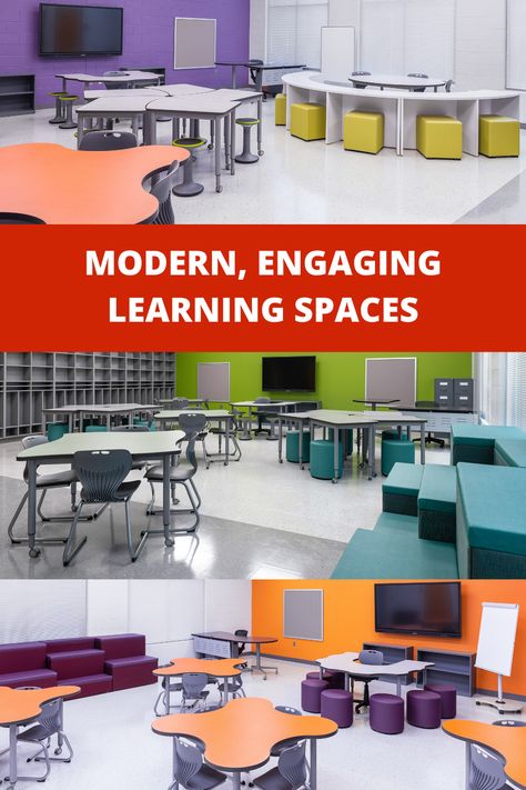 Active Learning Classroom Design, Innovative Classroom Design, Flexible Learning Spaces, 21st Century Classroom Layout, Architecture Classroom, Thinking Classroom Setup, Smart Classroom, Collaborative Classroom Design, Innovative School Design