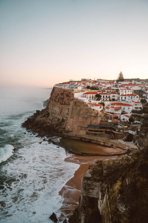 Azenhas Do Mar Portugal, Dreamy Destinations, Portugal Vacation, Places In Portugal, Lisbon Travel, Portugal Wedding, Portugal Travel, Spain And Portugal, Lisbon Portugal