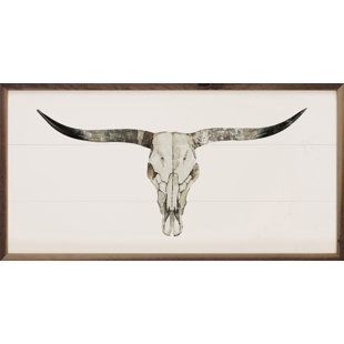 South Western Decor, Longhorn Skull, Longhorn Cow, Wood Home, Gothic Decor, Western Home Decor, Wood Home Decor, Wood Wall Decor, Western Decor