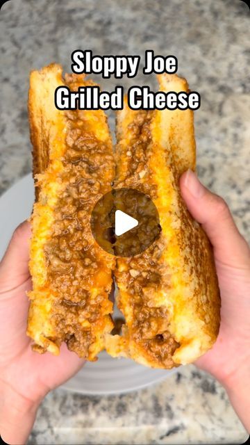 Katie Cross on Instagram: "Sloppy Joe Grilled Cheese!! Full recipe on my website!! Its tooo good y’all!! 🔥🔥 #easyrecipe #dinnerideas #sandwich #comfortfood #quickdinnerideas" Sloppy Joe Sandwich Ideas, Grilled Cheese Sloppy Joe Sandwich, Ground Turkey Sandwich, Taco Grilled Cheese Sandwich, Sloppy Joe Grilled Cheese Sandwiches, Sloppy Joe Recipe Videos, Sloppy Joe Grilled Cheese, Best Sloppy Joe Recipe, Grilled Cheese Sloppy Joe