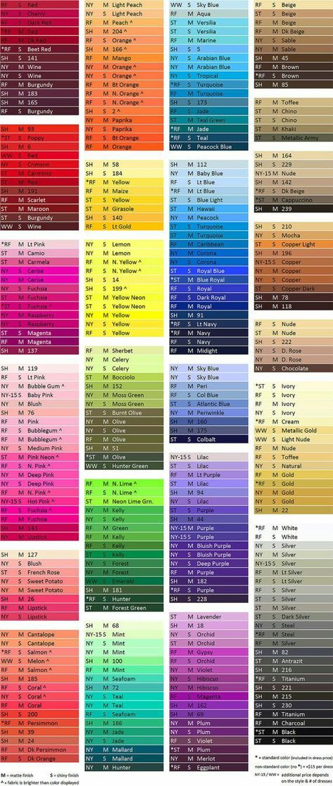 Infinity Bridesmaid Dress, Color Names Chart, Pantone Color Chart, Bridesmaid Dress Color, Color Knowledge, Color Mixing Chart, Color Palette Challenge, Color Meanings, Convertible Dress