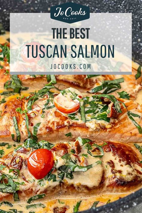 Salmon Marsala Recipe, Tuscan Salmon Recipe, Best Chicken Casserole, Tuscan Salmon, Quick Salmon, Cooked Salmon, Lenten Recipes, Sauce For Salmon, Healthier Sweets