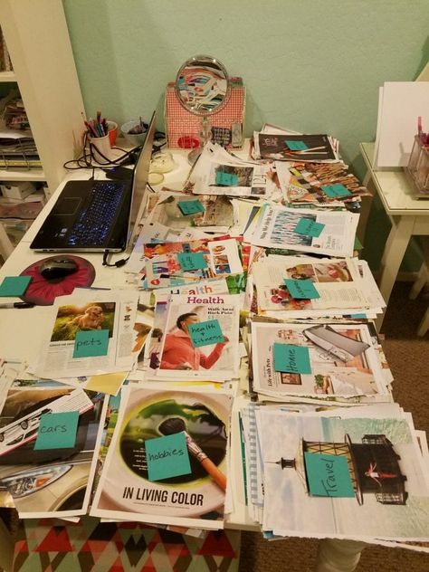 Vision Board Party Themes, Teen Vision Board, Board Parties, Diy Ephemera, Vision Board Journal, Creative Vision Boards, Vision Board Workshop, Goal Setting Activities, Vision Board Ideas