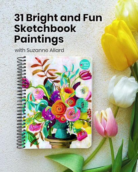 🌷Start Painting Beautiful Florals 💐 | 💐 Brighten Up Your Fall With Florals! 🌷 Have you ever seen an artist flip through a gorgeous compilation of art and thought to yourself… “I wish I... | By Suzanne Allard Design Suzanne Allard Design, Susan Hotchkis Art, Hannah Weisner Art, Suzanne Allard Art, Susan Nemeth Ceramics, Susan Allard Artist, Suzanne Allard, Doodles Art, Start Painting