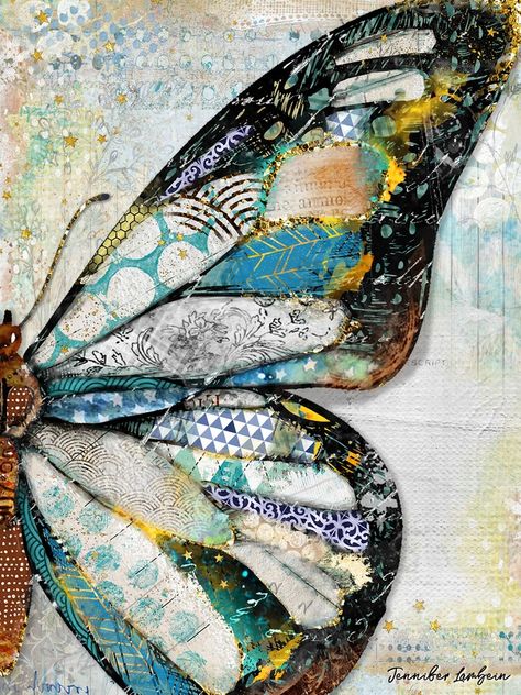 Jennifer Lambein - TurningArt Butterfly Wing Art, Jennifer Lambein, Butterfly Wings Art, Wing Art, Art Papillon, Wing Wall, Mixed Media Design, Butterfly Art Print, Butterfly Canvas