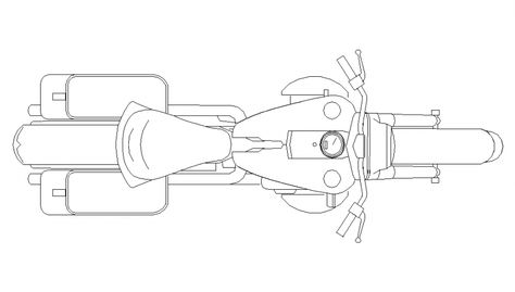 Different Type of 2D Bike top View Design Bike Top View, Drawing Block, Stair Decor, Architecture Drawing Art, Autocad Drawing, Bike Seat, Mechanical Design, Bike Design, Top View