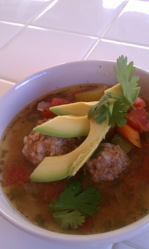 Easy crock pot Albondigas soup | Two Boys and A Lady Crockpot Albondigas Soup Crock Pot, Crockpot Albondigas Soup, Albondigas Soup Recipe Instant Pot, Instapot Albondigas Soup Recipe, Authentic Albondigas Soup Mexican Style, Sahm Budget, Ablongdigas Mexican Soup, Albondigas Soup Recipe Mexican, Meatballs Soup