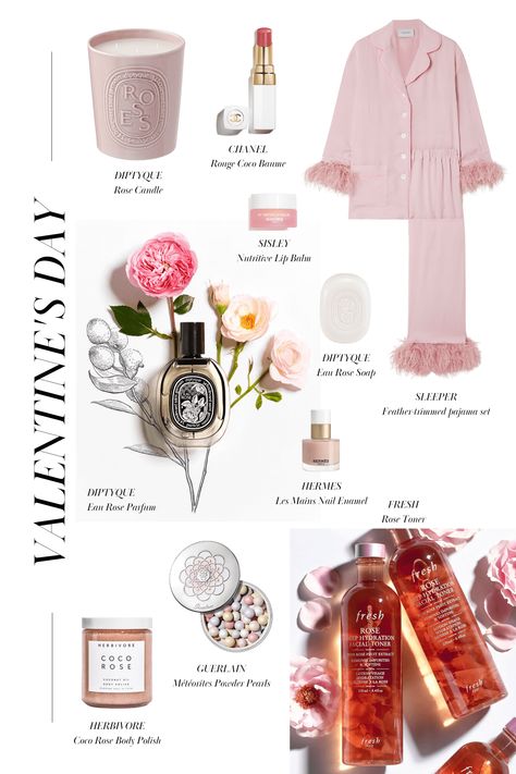 Luxury Valentines Day Aesthetic, Luxury Valentines Day Gift, Valentines Day Aesthetic, 10 Gift Ideas, French Gifts, Valentines Gift Guide, Vogue Beauty, Bridesmaid Dress Colors, My Funny Valentine