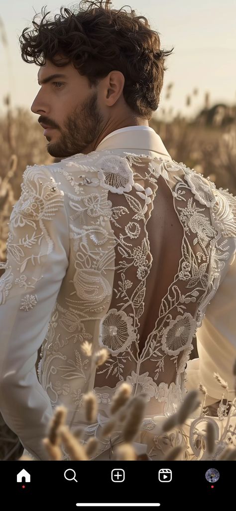 Men's Suits Wedding, Male Suits Wedding, Gay Wedding Dress, Gay Wedding Outfits, Gay Wedding Suits, Gay Wedding Aesthetic, Nonbinary Wedding Outfit, Gay Prom Outfits, Gender Neutral Wedding