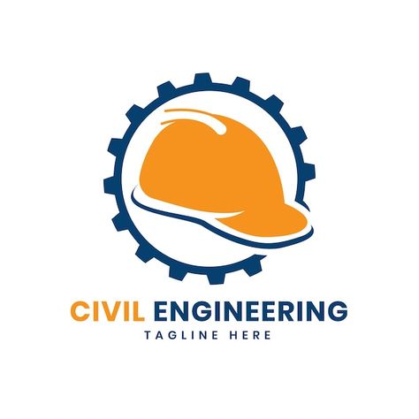 Vector civil engineering logo design for... | Premium Vector #Freepik #vector Engineering Consultant Logo, Civil Engineering Logo Design, Engineering Company Logo, Civil Logo, Civil Engineering Logo, Logo Design Fonts, Logo Engineering, Engineering Logo, Business Architecture