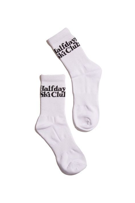 Halfdays | Halfdays Ski Club Socks Ski Fits, Skier Gifts, Stocking Stuffers For Mom, Nalgene Bottle, Alpine Green, Ski Club, Ski Gifts, Ski Accessories, Ski Trip