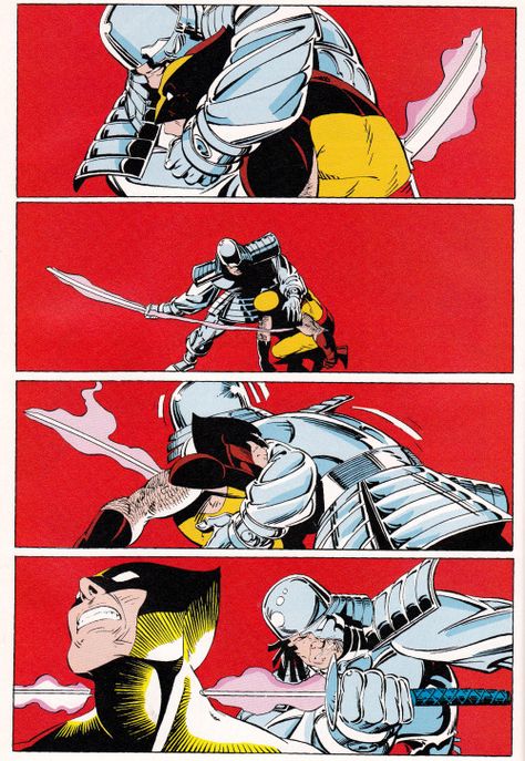 Wolverine vs Silver Samurai From Uncanny X-Men #173 (1983) Art by Paul Smith, Story by Chris Claremont Tumblr, Silver Samurai, Logan Wolverine, Wolverine Marvel, Read Comics Online, Arte Dc Comics, Uncanny X-men, Read Comics, Marvel Vs