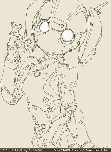 Robot Drawing Sketches, Robot Person, Cute Robot Art, Cute Robot Design, Draw Robot, Android Drawing, Robot Drawings, Cyberpunk Robot, Robot Drawing