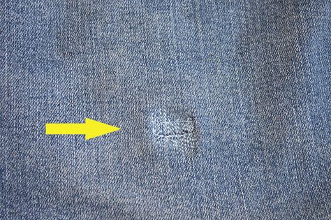 How To Fix A Hole In Jeans How To Fix Holes In Jeans Knees, Fix Holes In Jeans, How To Fix A Hole In Jeans, Repair Jeans Hole, Stitching Jeans Hole, How To Fix Jean Pocket Holes, Mend Jeans Holes, Patching Denim Holes, Patch Hole