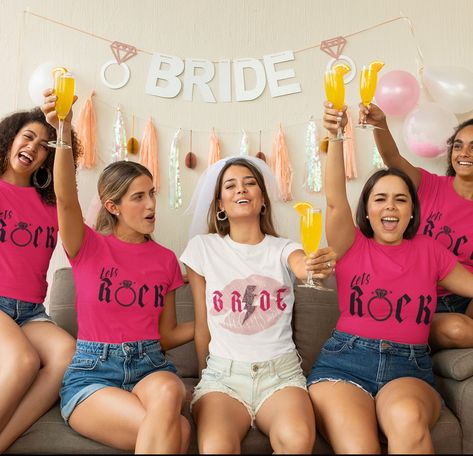 Boujee Bachelorette Party, Boujee Bachelorette, Bachelorette Party Matching, Bridesmaid Tshirts, Team Bride Shirts, Matching Bridesmaids, Family Songs, Baghdad Iraq, Bride Shirt